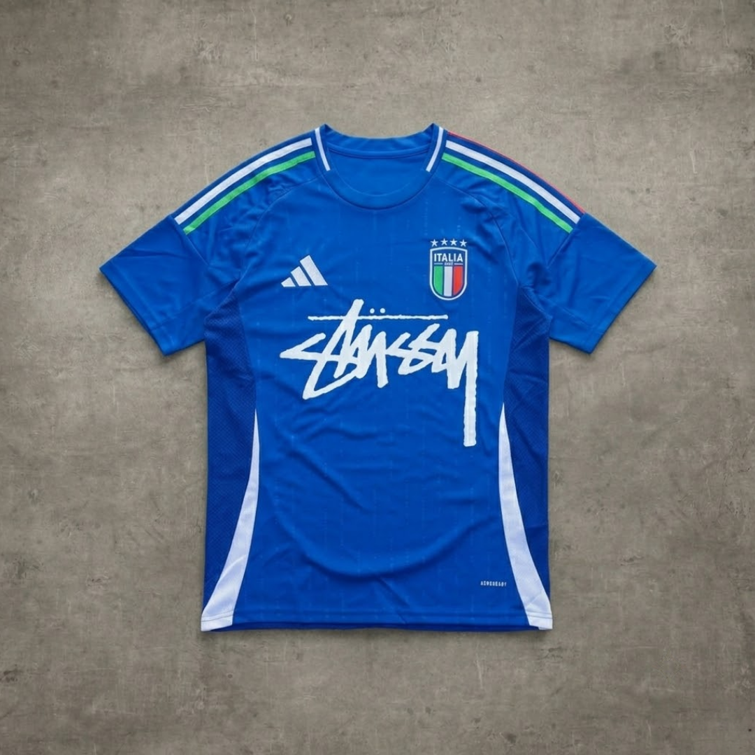 Italy x Stüssy Blue Jersey